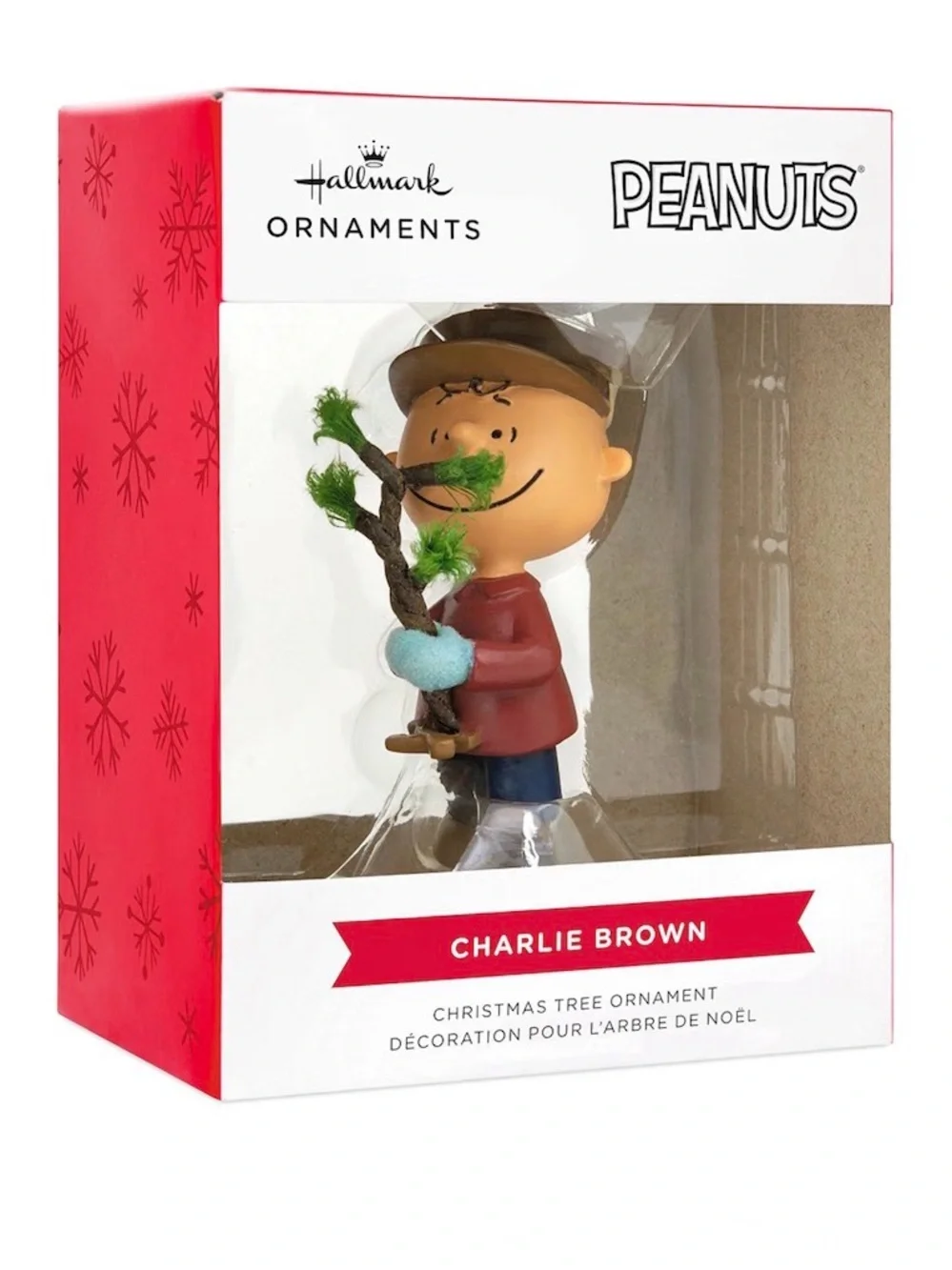 Hallmark Peanuts Charlie Brown with Tree Christmas Ornament